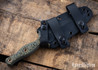 RMJ Tactical: Raider Dagger - Dirty Olive G-10 - CPM-3V - Tungsten Cerakote