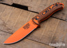ESEE Knives: ESEE-5POR-006 - Orange Blade - 3D Orange & Black G-10