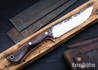 Lon Humphrey Knives: Delta - Forged 52100 - Desert Ironwood - White Liners - LH08CH144
