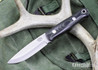 Bark River Knives: Bushcrafter - CPM 3V - Black & Green Linen Micarta