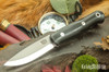 Bark River Knives: Ultralite Bushcrafter - CPM 3V - Black Canvas Micarta