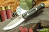 Bark River Knives: Ultralite Bushcrafter - CPM 3V - Black Paper - Natural Liners