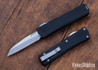 Axial: Shift - OTF Auto - Black Anodized Aluminum - CPM-20CV - Stonewashed Wharncliffe