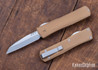 Axial: Shift - OTF Auto - Tan Anodized Aluminum - CPM-20CV - Stonewashed Wharncliffe