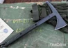 RMJ Tactical: Kestrel Feather - 80CrV2 Tomahawk - Dirty Olive G-10