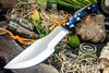 Bark River Knives: Trakker - Blue Cyclone Mesh