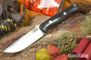 Bark River Knives: Gunny - CPM 3V - Black Canvas Micarta - Swedge