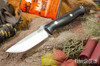 Bark River Knives: Gunny - CPM 3V - Black Linen Micarta