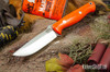 Bark River Knives: Gunny - CPM 3V - Blaze Orange G-10 - Black Liners