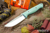 Bark River Knives: Gunny - CPM 3V - Sea Blue G-10 - Blue Liners - Hollow Pins