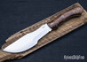 Bark River Knives: Trakker - American Walnut - Black Liners - Mosaic Pins