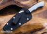 Carter Cutlery: Muteki - Compact Field Stalker 1 - Gray G10 - Black/White/Blue G10 Liners - CC31CH027