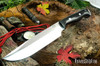 Bark River Knives: Bravo Crusader 3V - Black Linen Micarta