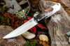 Bark River Knives: Puukko 3V - Black & White Pinecone #1