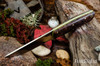 Bark River Knives: Puukko 3V - Swamp Maple Burl - Toxic Liner