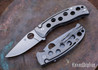 Spyderco: PITS Folder Sprint Run - Titanium - M390 - Stonewashed Finish - Integral Non-locking Mechanism - C192TIPM390