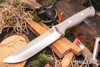 Bark River Knives: Bravo 1.5 - CPM 3V - Battleship Gray G-10 - White Liners