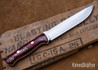 Bark River Knives: Bravo 1.5 - CPM 3V - Red Spruccecone - Red Liners