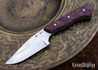 Carter Cutlery: Muteki - Compact Kajiki - Dyed Maple - Black G10 Liners - Clip Point - CC29HH004