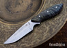 Carter Cutlery: Muteki - Perfect Neck Knife - Dyed Curly Mango - Purple G10 Liners - CC29HH007