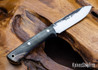 Lon Humphrey Knives: Gold Digger - Forged 52100 - Storm Maple - Blue Liners - LH23IH014