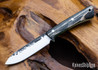 Lon Humphrey Knives: Gold Digger - Forged 52100 - Storm Maple - Green Liners - LH23IH016