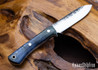 Lon Humphrey Knives: Gold Digger - Forged 52100 - Double Dyed Box Elder Burl - White Liners - LH23IH134