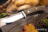 Bark River Knives: Classic Drop Point Hunter - CPM S45VN - Green Canvas Micarta - Black Liners