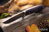 Bark River Knives: Classic Drop Point Hunter - CPM S45VN - Purple G-10 - Black Liners