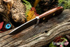 Bark River Knives: Bobcat Hunter - CPM 154 - American Walnut - Red Liners - Brass Pins