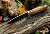 Bark River Knives: Bobcat Hunter - CPM 154 - Bocote - Black Liners - Brass Pins