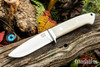 Bark River Knives: Bobcat Hunter - CPM 154 - Desert Tan G-10 - Forest Green Liners