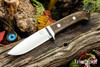 Bark River Knives: Bobcat Hunter - CPM 154 - OD Green Burlap Micarta