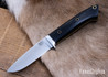 Bark River Knives: Bobcat Hunter - CPM 154 - Black G-10 - Yellow Liners - Hollow Pins