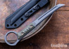 RMJ Tactical: "Stabby Guy" Pry Tool - Dirty Olive G-10 - CPM-3V - Tungsten Cerakote