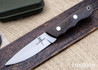 Zoe Crist Knives - Backpacker - Green Canvas Micarta