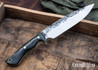 Lon Humphrey Knives: Ranger - Forged 52100 - Storm Maple - Yellow Liners - LH11KH024