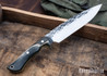 Lon Humphrey Knives: Ranger - Forged 52100 - Storm Maple - Yellow Liners - LH11KH028