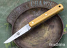 Great Eastern Cutlery: H20 Hunter - 1095 Carbon Steel - Beeswax Micarta - Caping Blade