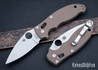 Spyderco: Manix 2 Sprint Run - Brown G-10 - Ball Bearing Lock - CPM-15V - C101GPBN15V2