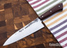 Carter Cutlery: Muteki - Funayuki - Cocobolo - Ruby Red G10 Liners - CC29LG016