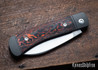 Jack Wolf Knives: Venom Jack - Fat Carbon Mars Valley - Titanium - M390