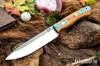 Bark River Knives: Aurora II - CPM 3V - Red Texas Fencepost Sea - Blue Liners