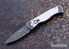 Pro-Tech: TR-2 - Tactical Response 2 - 2012 Limited Edition Custom - 416 Steel with Black DLC/Satin Finish - Pearl Push Button - Chad Nichols Mosaic Damascus -  Automatic