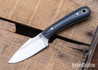 L.T. Wright Knives: Great Plainsman - Gray & Black G-10 - D2 Steel - Saber Grind
