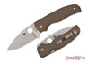 Spyderco: Shaman Sprint Run - Brown G-10 - CPM-15V - C229GPBN15V