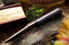 Bark River Knives: Ultralite Field Knife - CPM 3V - Black Suretouch - Matte - Red Liners - Brass Pins