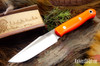 Bark River Knives: Ultralite Field Knife - CPM 3V - Blaze Orange G-10