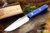 Bark River Knives: Ultralite Field Knife - CPM 3V - Blue Glow G-10