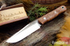 Bark River Knives: Ultralite Field Knife - CPM 3V - Tan Maple Burl